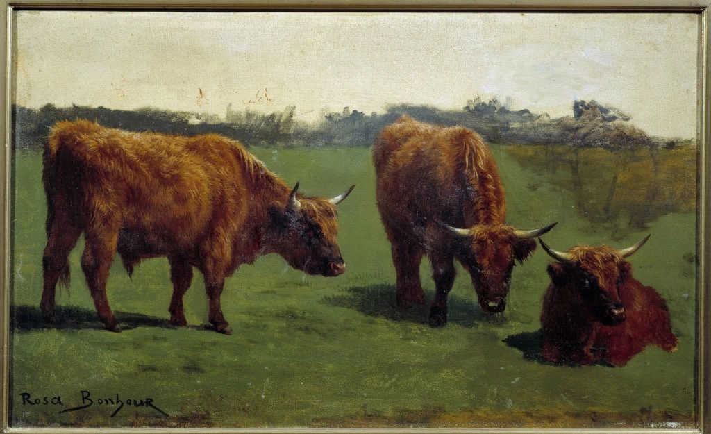 Mucche al pascolo - Musee National Du Chateau De Fontainebleau